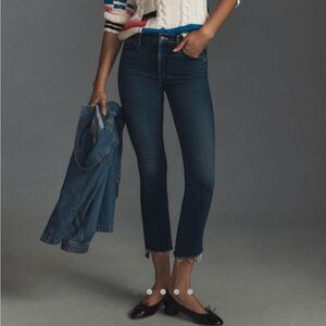 MOTHER Dark Blue Ankle Jeans